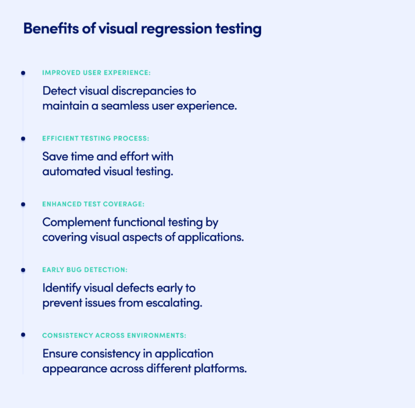 benefits of visual regression testing